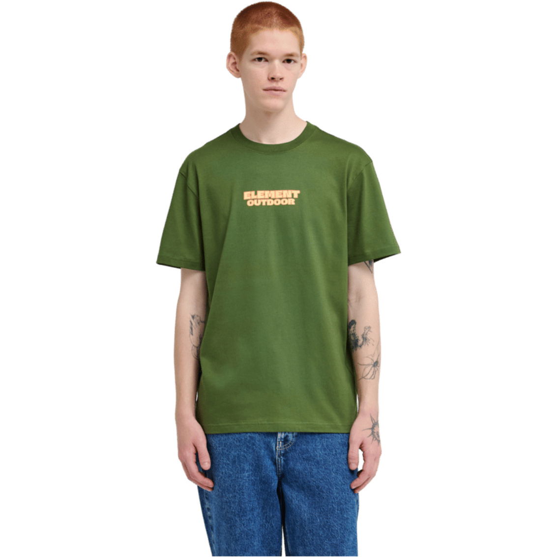 2026 Element Mens To The Top T-Shirt ELYZT00689 - Bronze Green